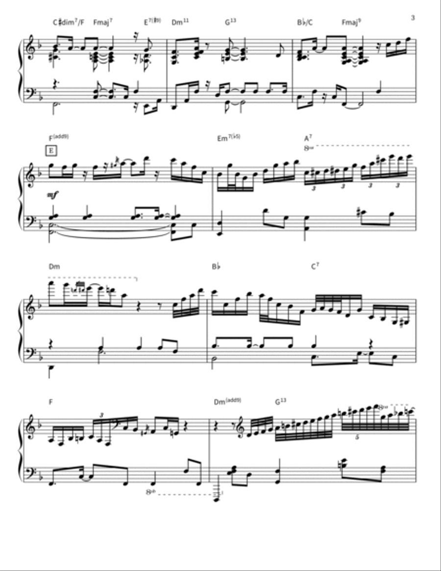 Yesterday Piano Solo scores gallery preview page 3