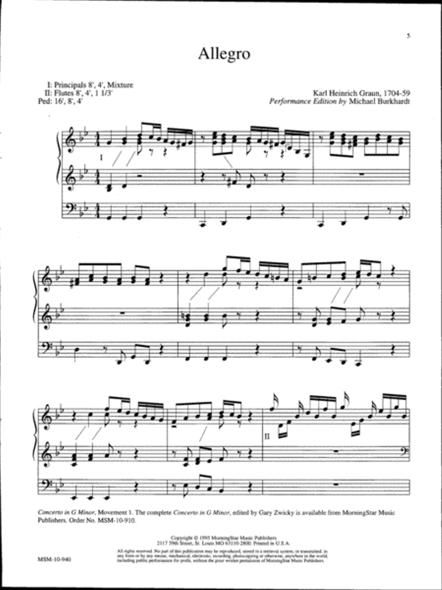 Music for a Celebration, Set 1 Organ scores gallery preview page 3