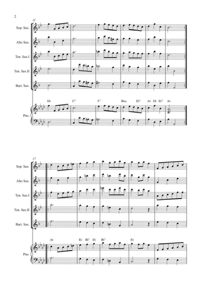 Minuet In G minor (with piano and chords) image number null