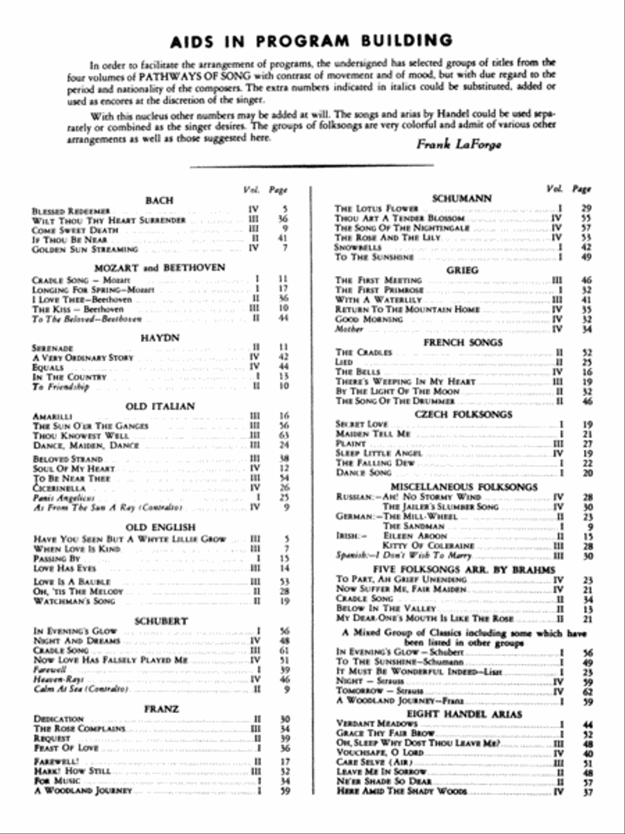 Pathways of Song, Volume 2 Medium-Low Voice scores gallery preview page 2