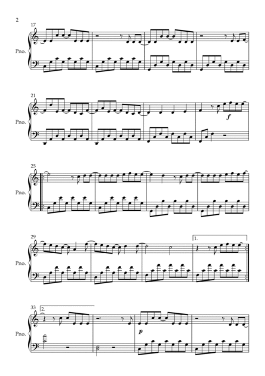 If You Only Knew Easy Piano scores gallery preview page 2