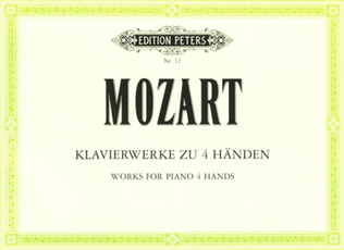 Mozart - Original Compositions For Piano Duet