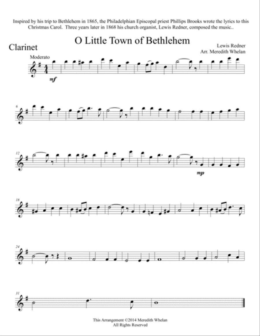 Christmas Duets for Clarinet & Piano Vol. 2: 11 Traditional Carols Woodwind Duet scores gallery preview page 6