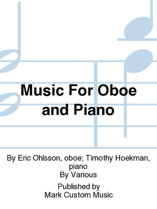 Book cover for Music For Oboe and Piano