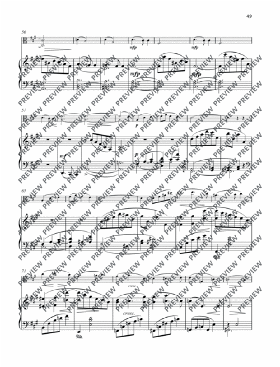 Phantasiestück Piano Accompaniment scores gallery preview page 4