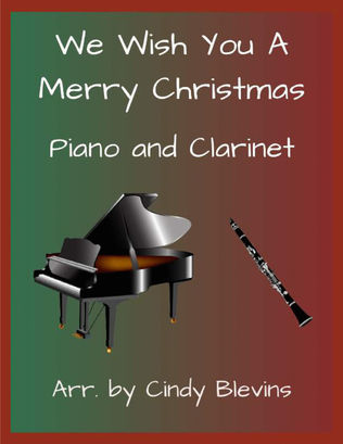 We Wish You a Merry Christmas, for Piano and Clarinet
