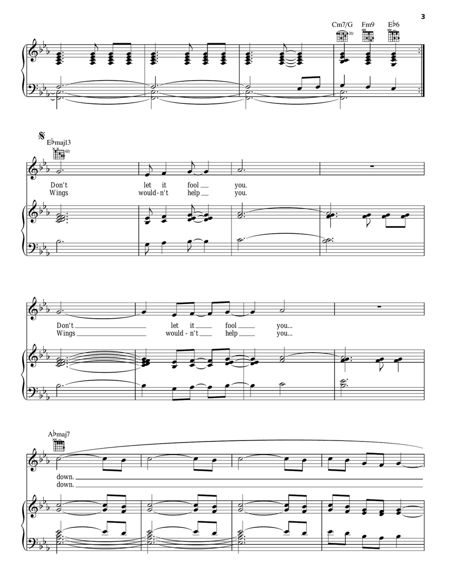 Rosyln Piano, Vocal, Guitar scores gallery preview page 3