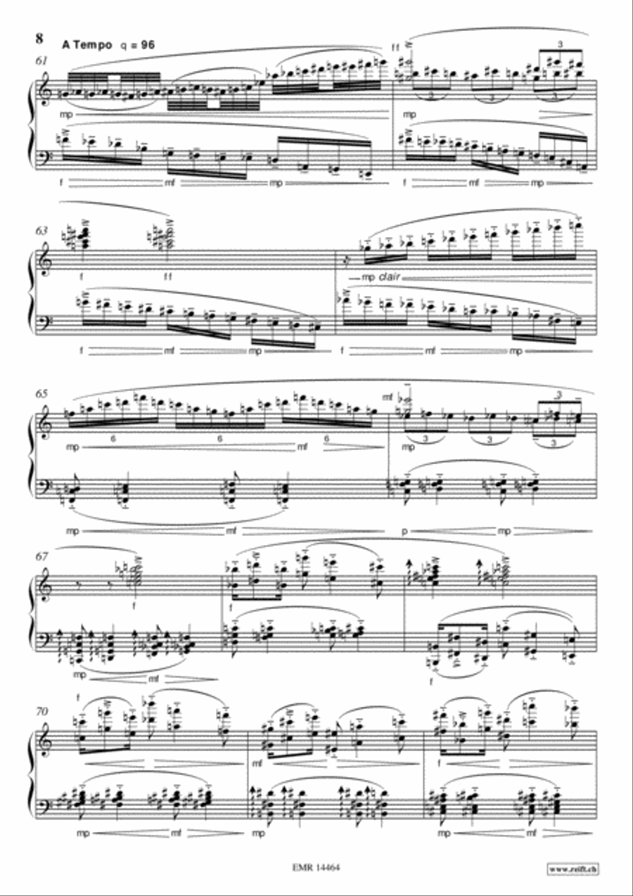 Ballade No. 2 Ballade No. 2 Piano Solo scores gallery preview page 8