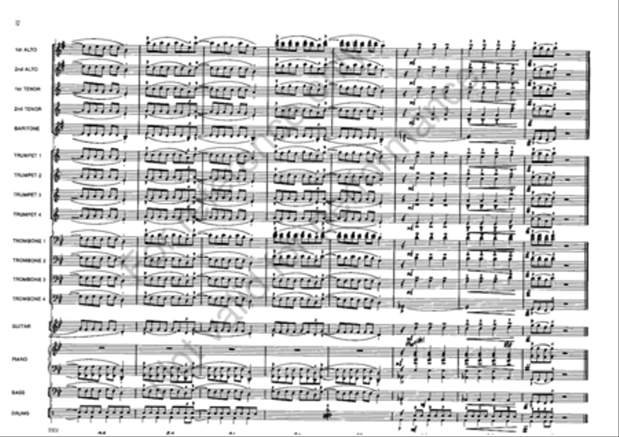 Raw Emotion Jazz Ensemble scores gallery preview page 12