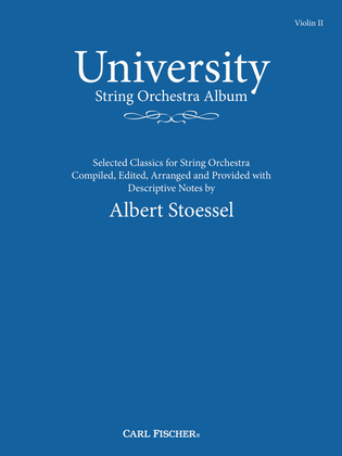 University String Orchestra Album