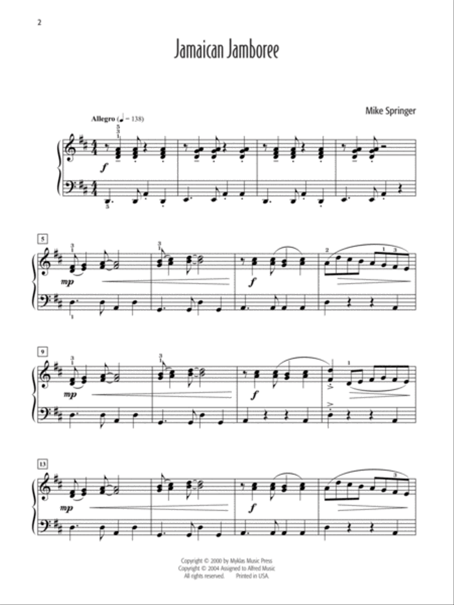 Mike Springer's Favorite Solos 1-3 (Value Pack) Easy Piano scores gallery preview page 18