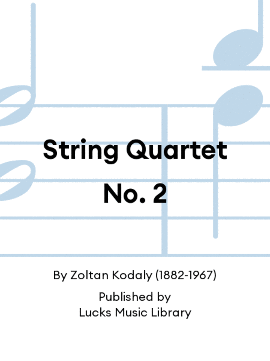 String Quartet No. 2 String Quartet scores gallery preview page 1