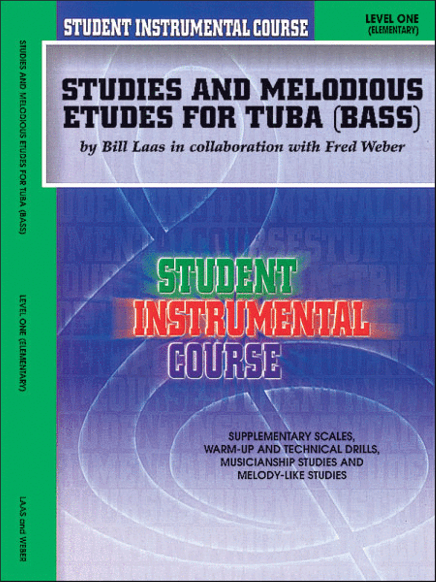 Student Instrumental Course Studies and Melodious Etudes for Tuba