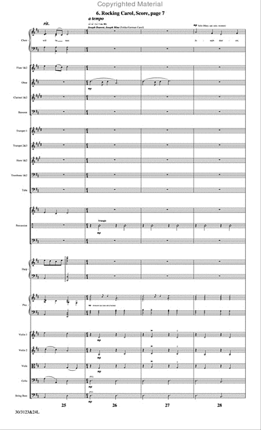 The Christmas Story - Set of Parts Choir scores gallery preview page 53