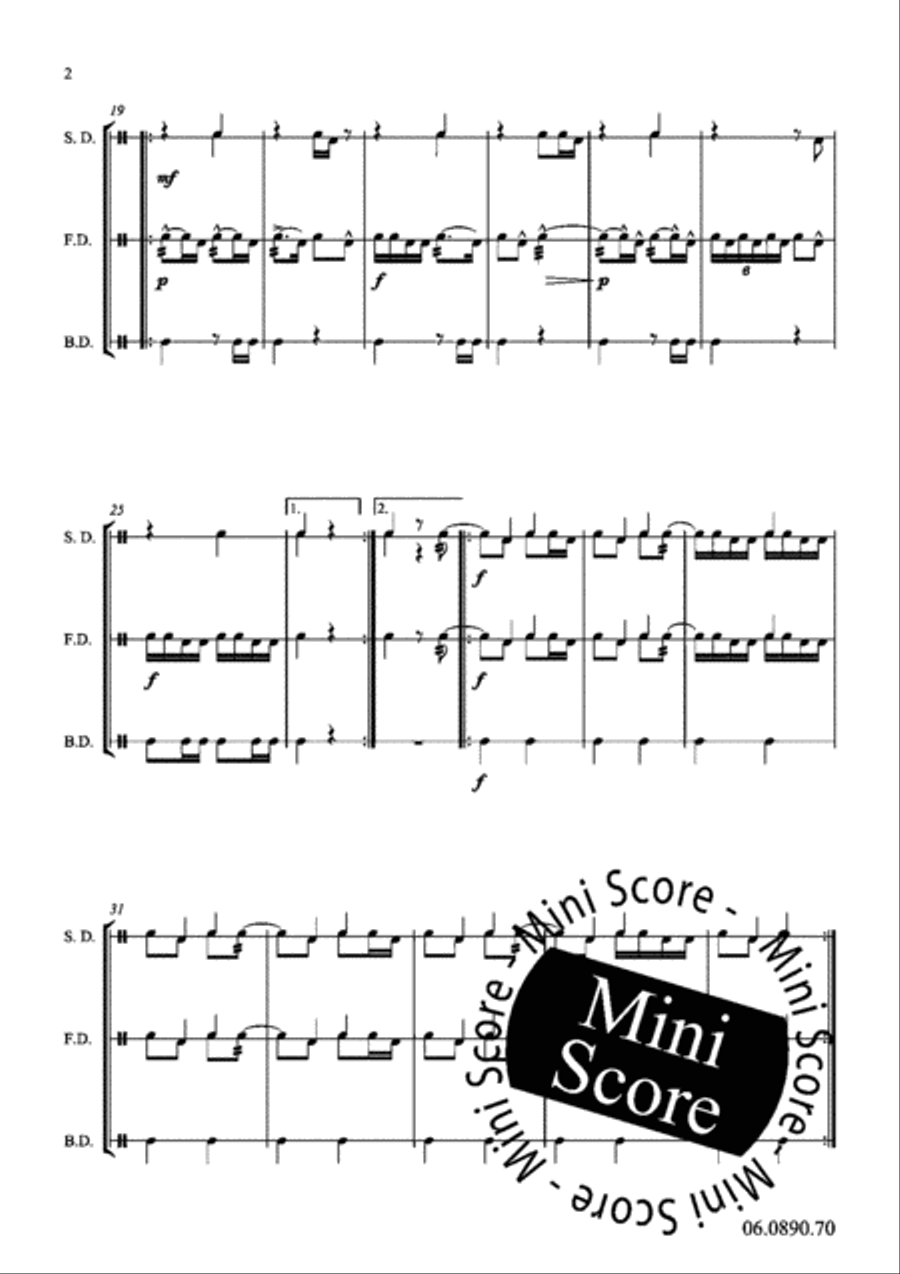 Ja en Nee Samen Percussion scores gallery preview page 8