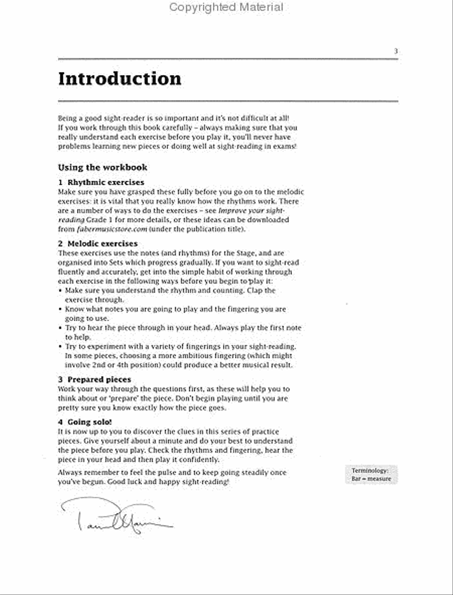 Improve Your Sight-reading! Violin, Level 6 Violin scores gallery preview page 2
