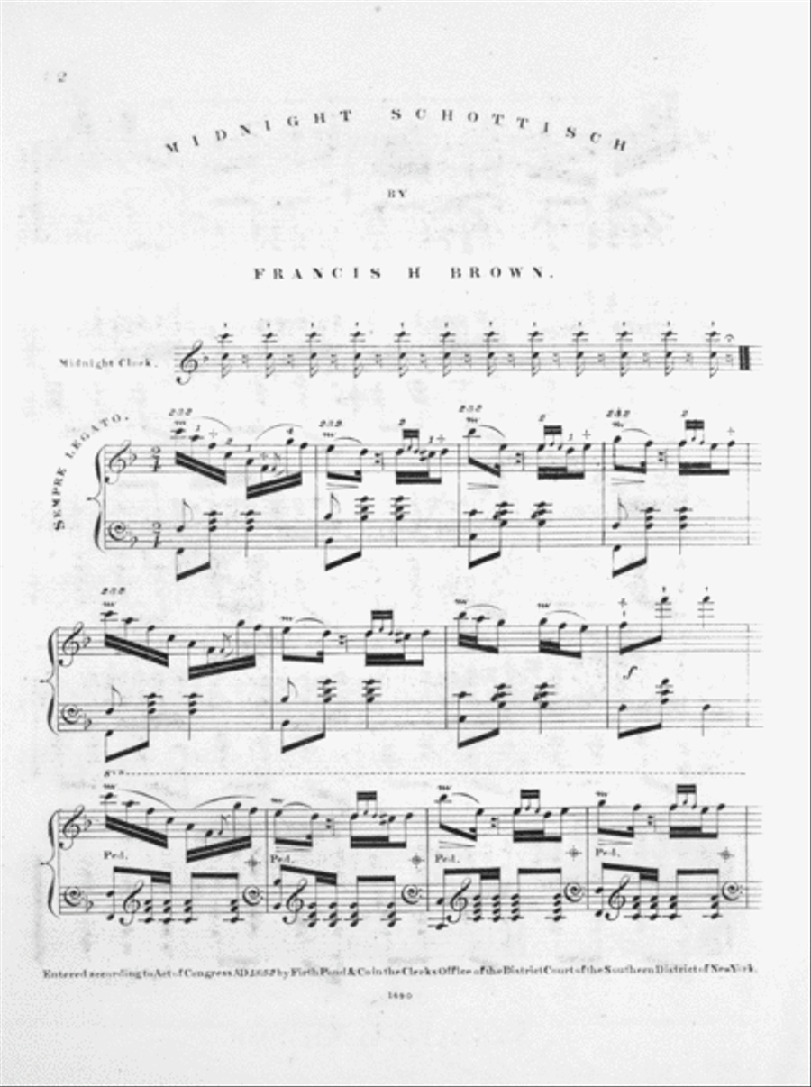 Midnight Schottisch Piano Solo scores gallery preview page 2