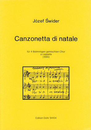 Canzonetta di natale für 4- bis 8-stimmigen gemischten Chor a cappella (1990)