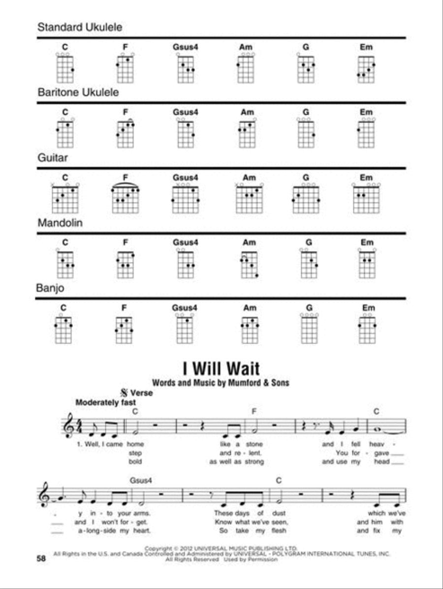 Sing-Along Songs – Strum Together Banjo scores gallery preview page 7