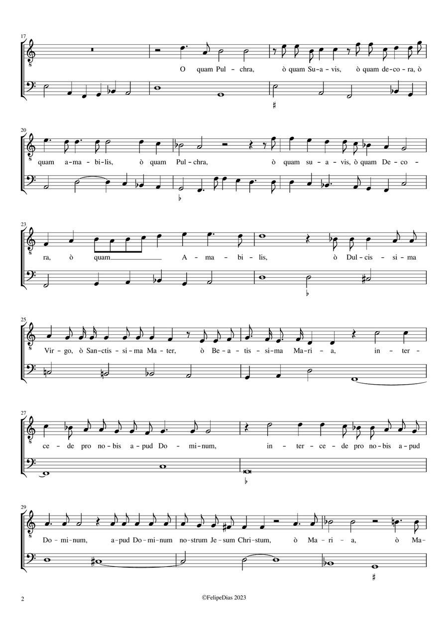 O intemerata O intemerata High Voice scores gallery preview page 2