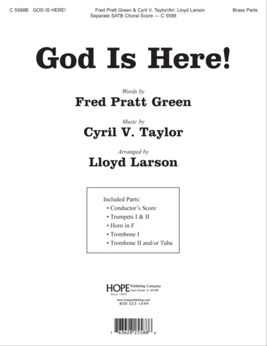God Is Here 4-Part scores gallery preview page 2