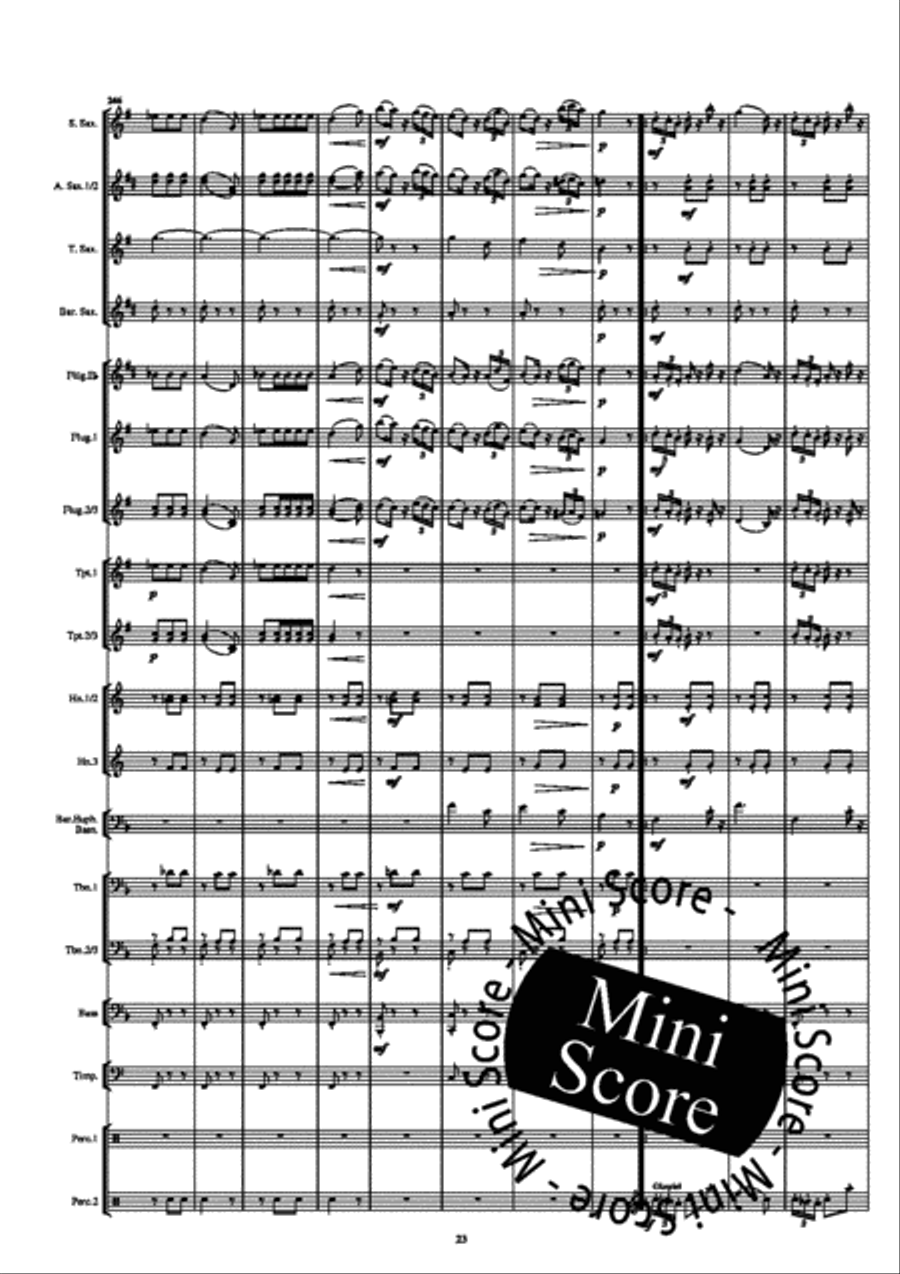 Traviata Per Banda Fanfare Band scores gallery preview page 27