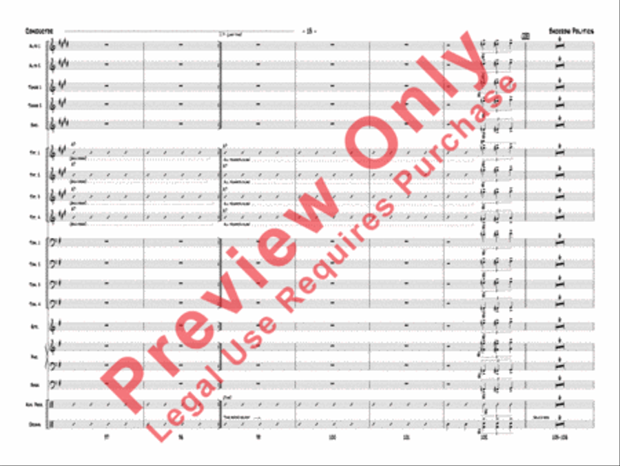 Backrow Politics Backrow Politics Jazz Ensemble scores gallery preview page 16