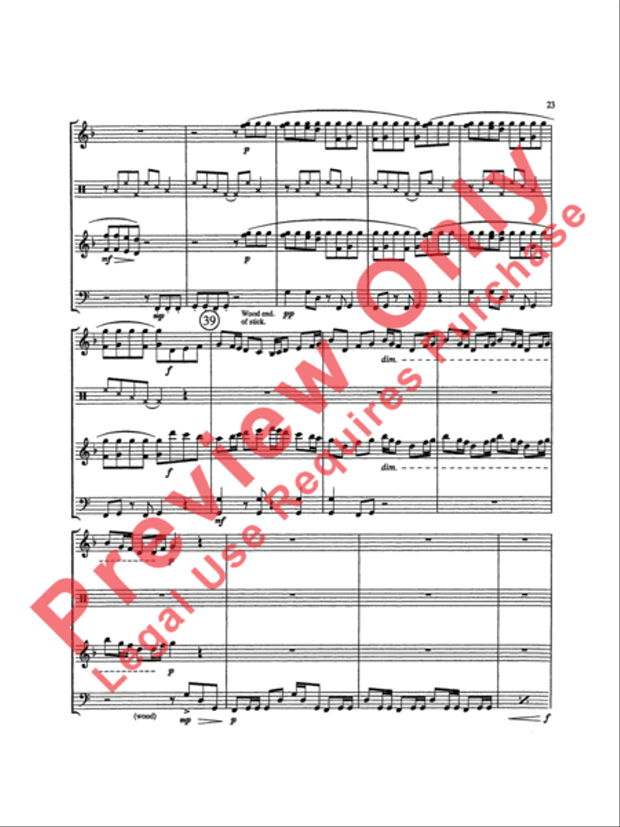 Triptych Percussion Ensemble scores gallery preview page 26