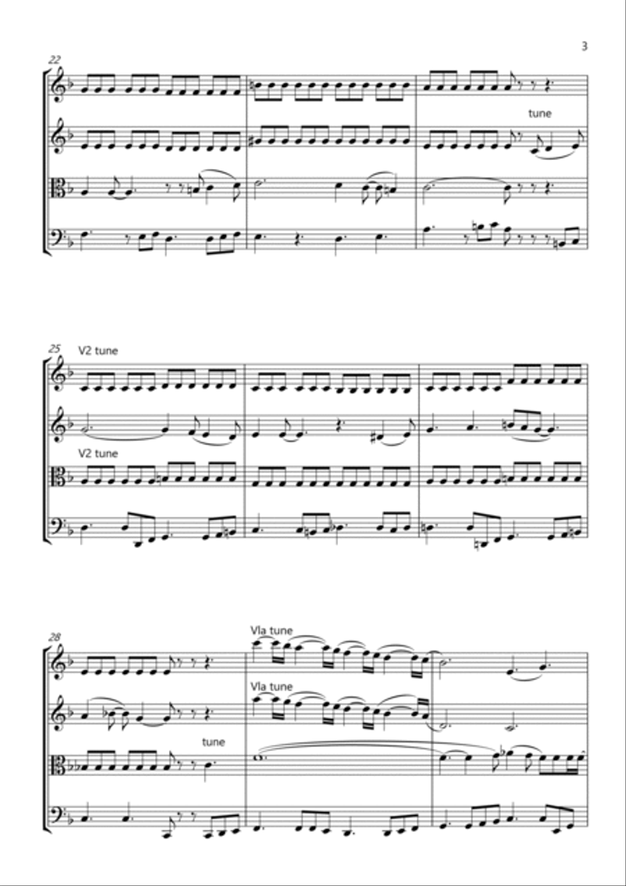At Last String Quartet scores gallery preview page 3