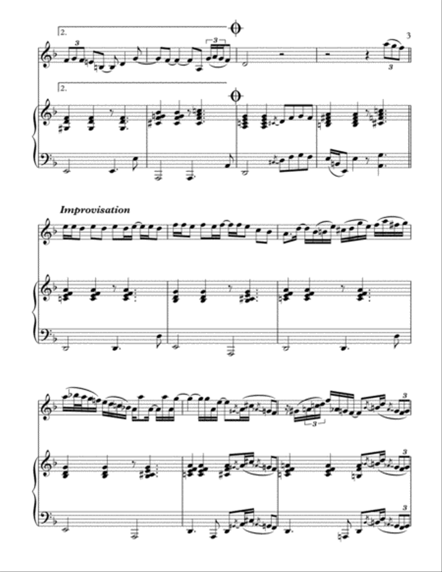 Nature Boy Woodwind Duet scores gallery preview page 4