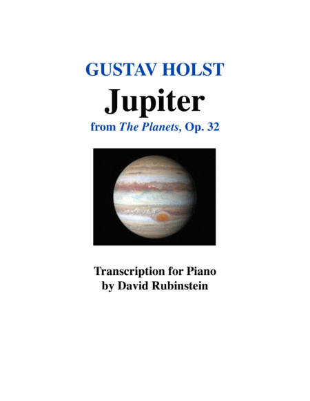 Jupiter - piano transcription image number null