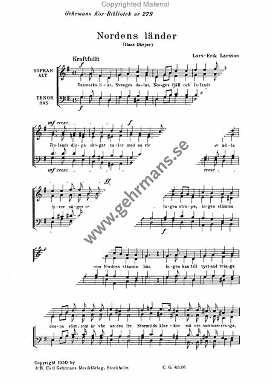 Nordens lander 4-Part scores gallery preview page 2