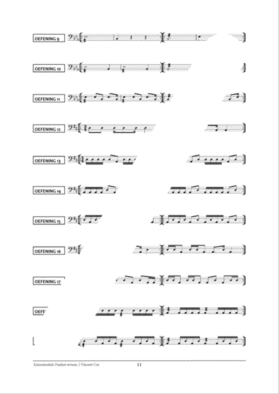 Percussion Modular: Pauken 2 Percussion scores gallery preview page 12