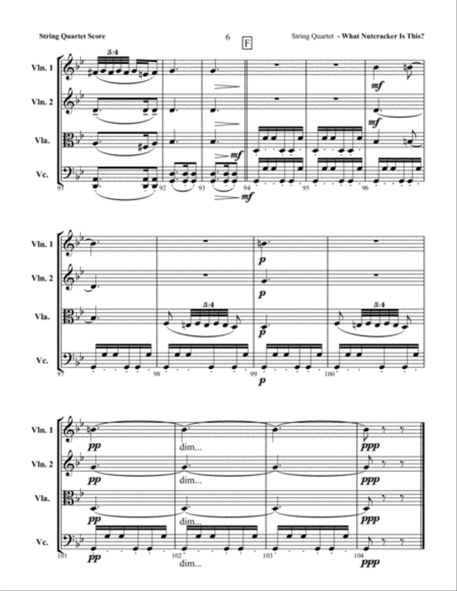 What Nutcracker Is This? String Orchestra scores gallery preview page 6