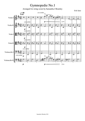 Gymnopedie No.1 (for string sextet)