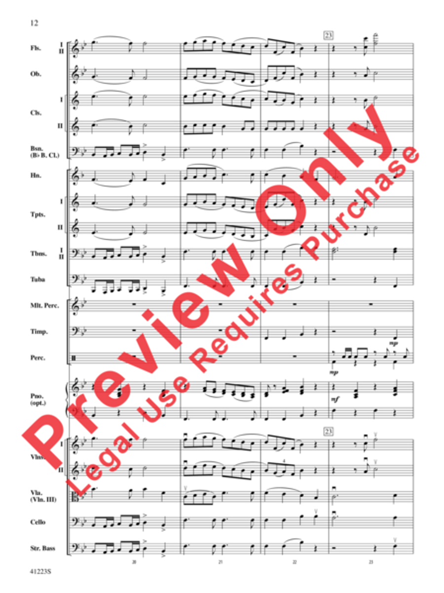 Joyful Holidays Full Orchestra scores gallery preview page 13