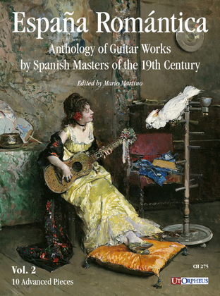 Book cover for España Romántica. Anthology of Guitar Works by Spanish Masters of the 19th Century - Vol. 2: 10 Advanced Pieces