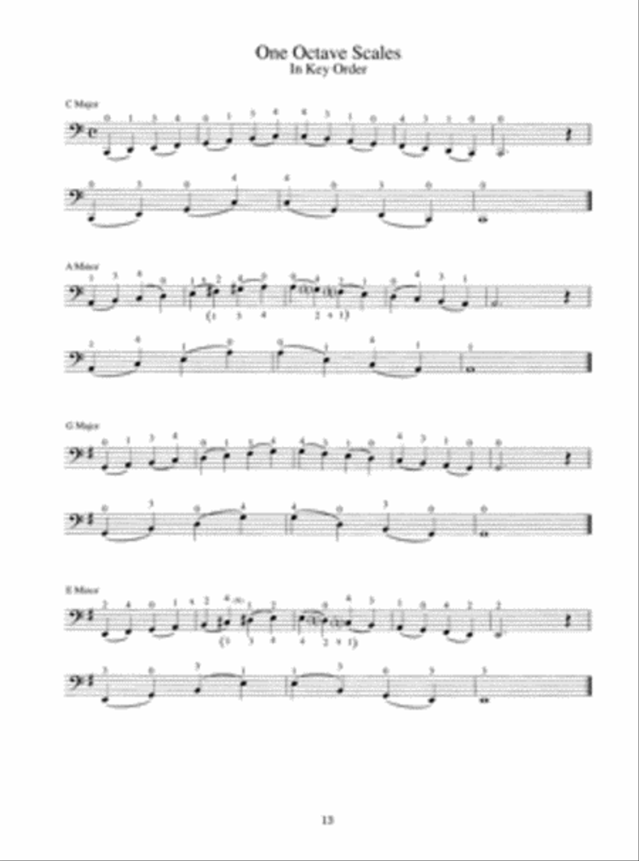 Progressive Scale Studies for Cello Cello scores gallery preview page 2