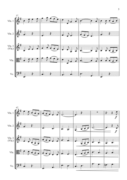 My Darling Ploughman Boy - Scottish Folk Song - for String Quartet image number null