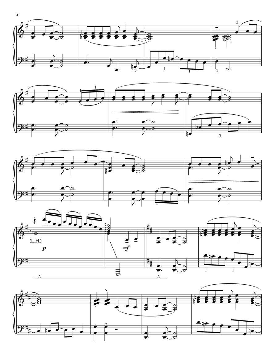 My Cherie Amour (arr. Phillip Keveren) Piano Solo scores gallery preview page 2