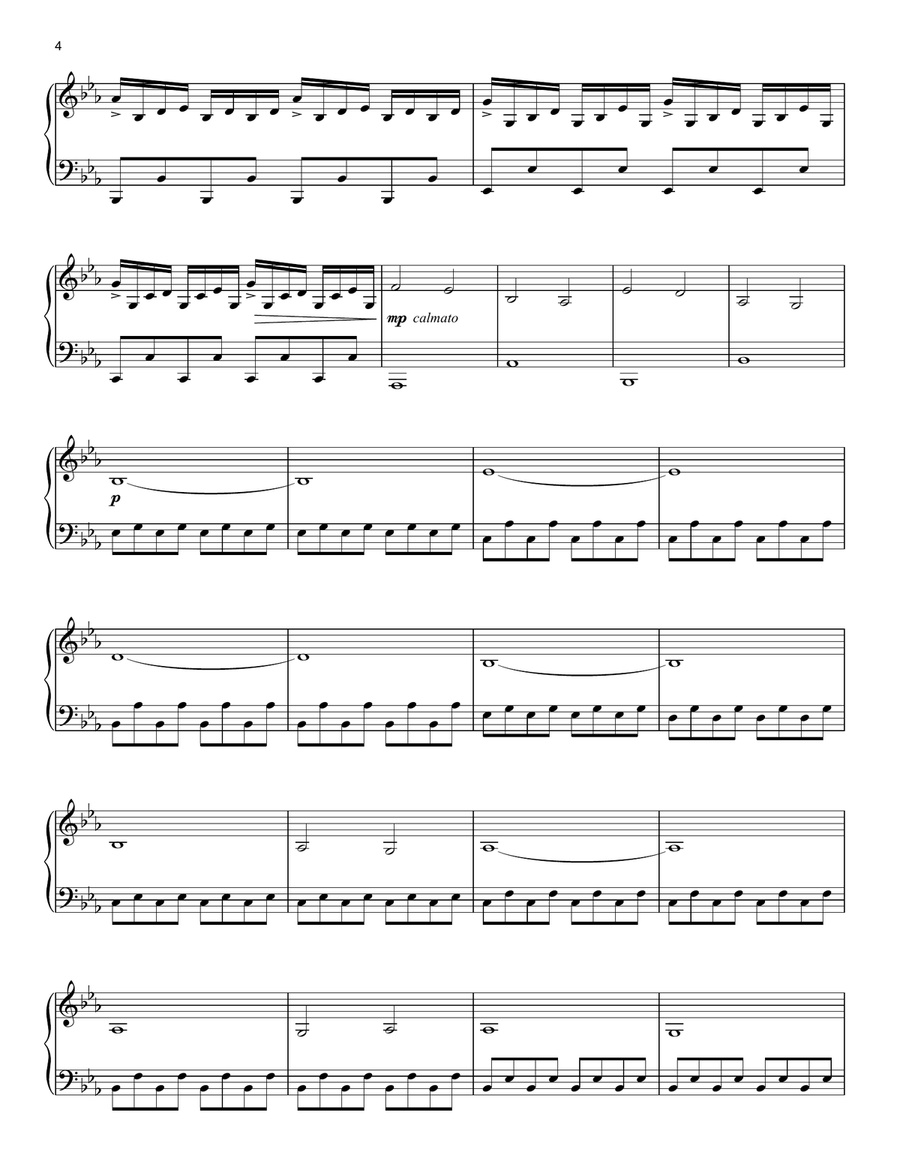 Norðragøta Piano Solo scores gallery preview page 4