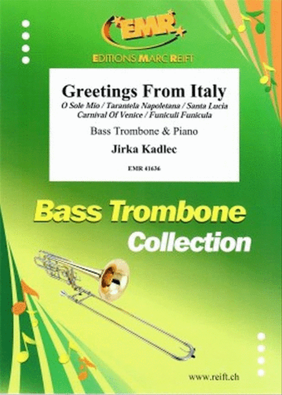 Greetings From Italy Greetings From Italy Bass Trombone scores gallery preview page 1