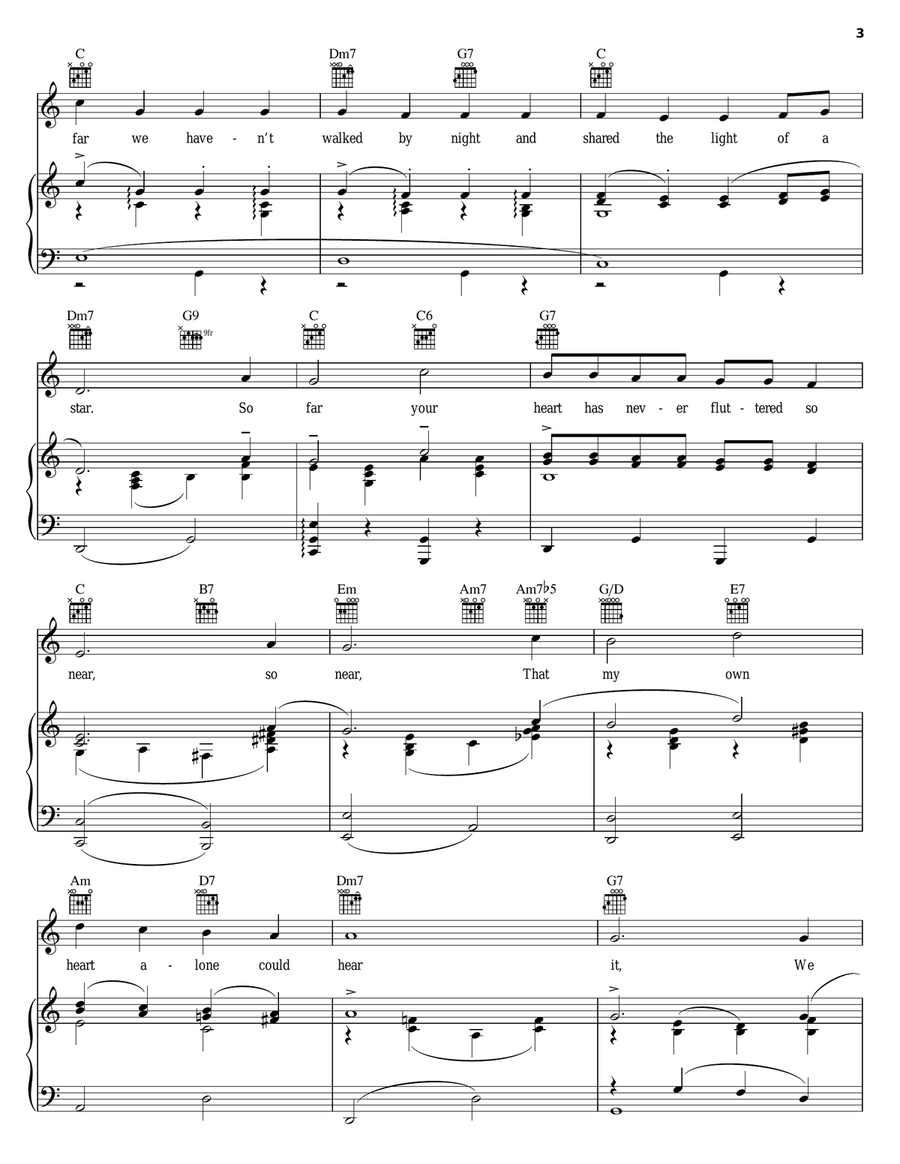 So Far Piano, Vocal, Guitar scores gallery preview page 3
