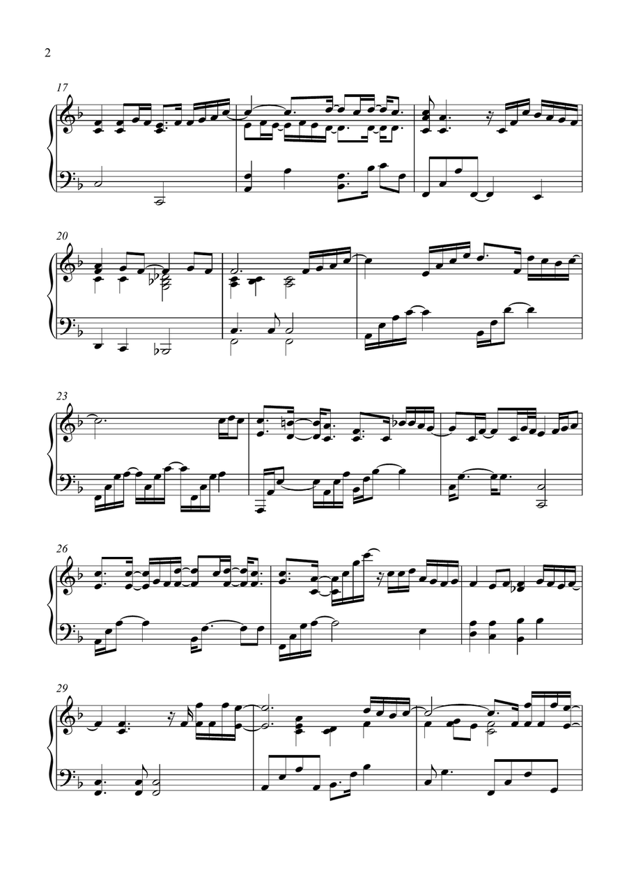 Der Weg Piano Solo scores gallery preview page 2