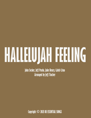 Book cover for Hallelujah Feeling