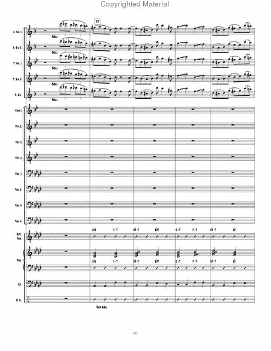 Don't Get Caught Jazz Ensemble scores gallery preview page 14