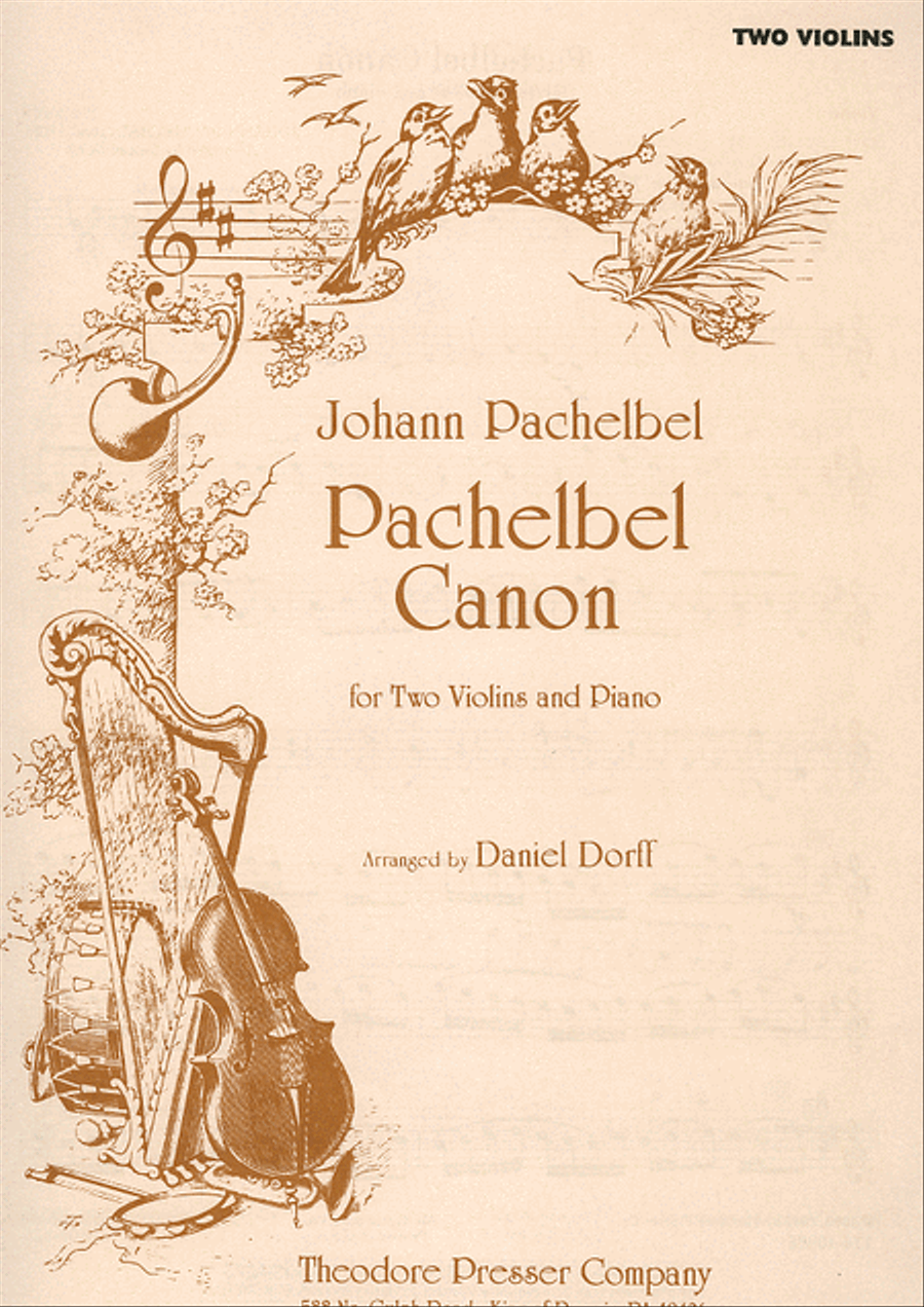Pachelbel Canon Chamber Music scores gallery preview page 1