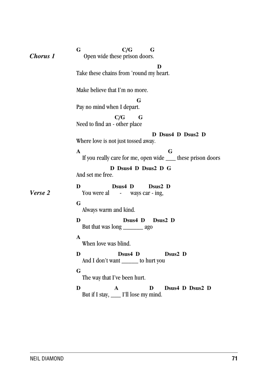 Open Wide These Prison Doors Acoustic Guitar scores gallery preview page 2