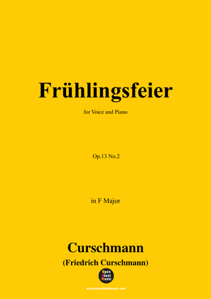 Curschmann-Frühlingsfeier,Op.13 No.2,in F Major