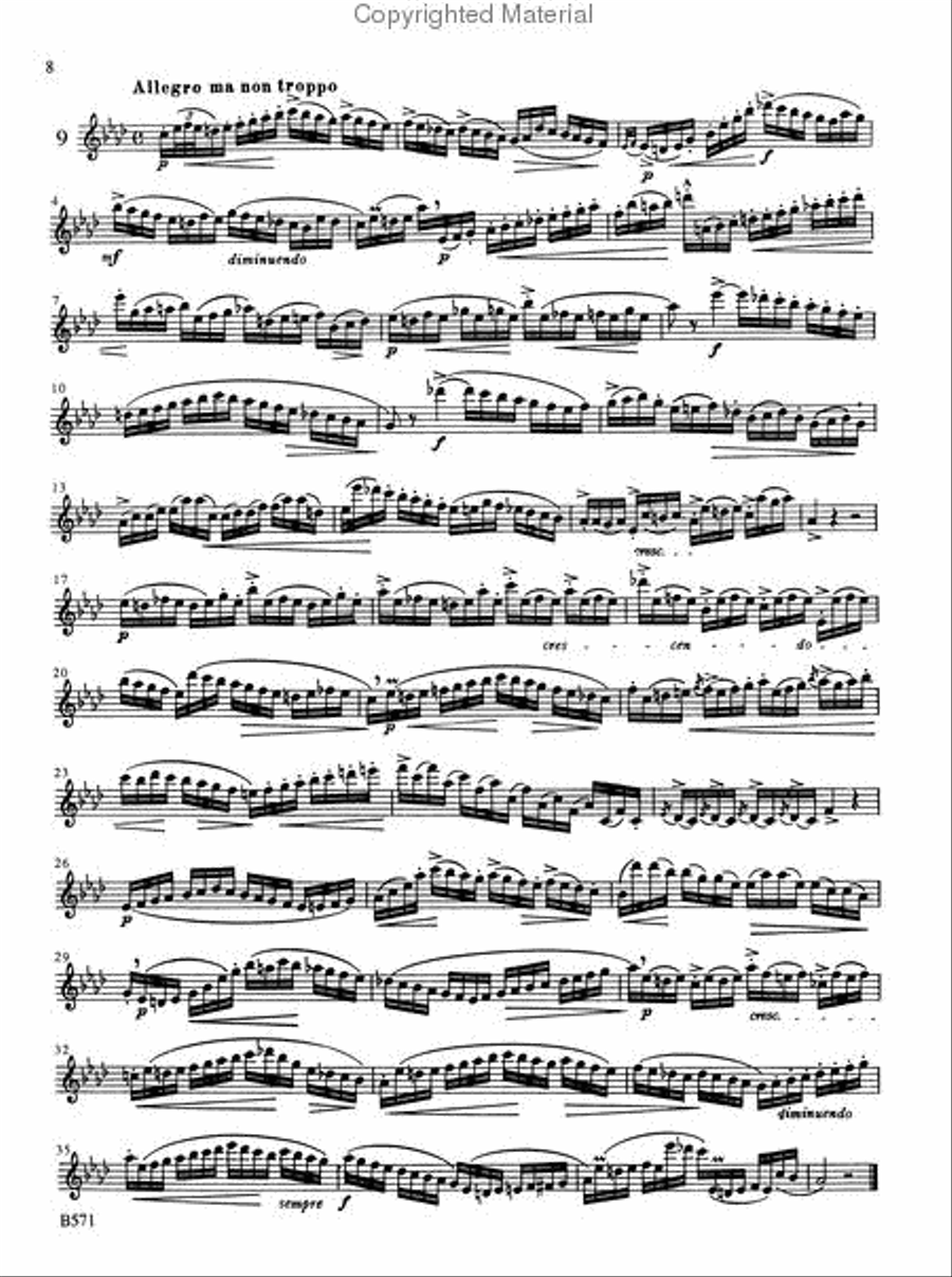 18 Studies, Op. 12 Oboe scores gallery preview page 3